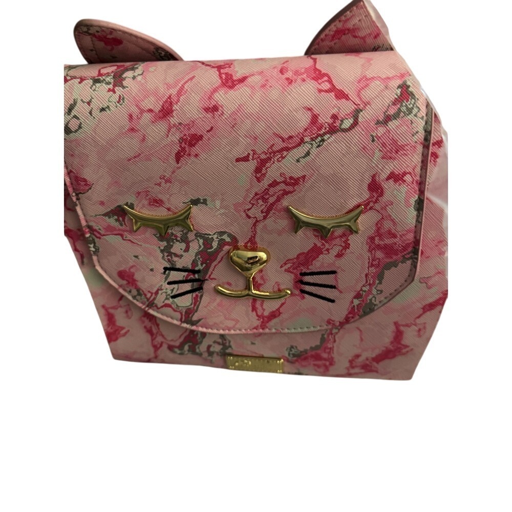 Cat Kitty Backpack Pink‎  Luv Betsey by Betsey Johnson Purse Purse Bag NWT